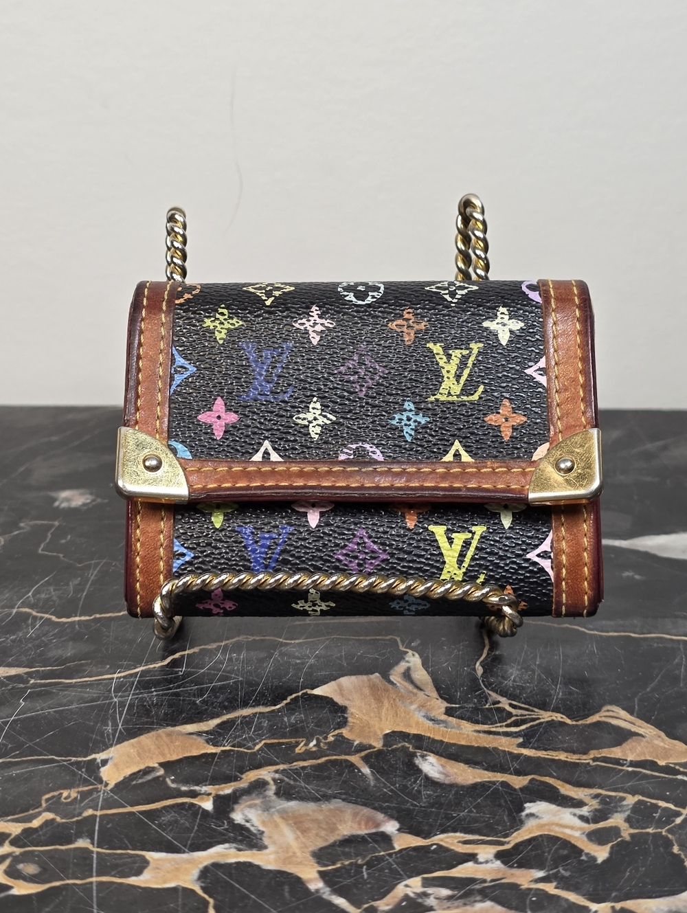 Louis Vuitton Murakami Porte Monnaie Compact Trunk Wallet